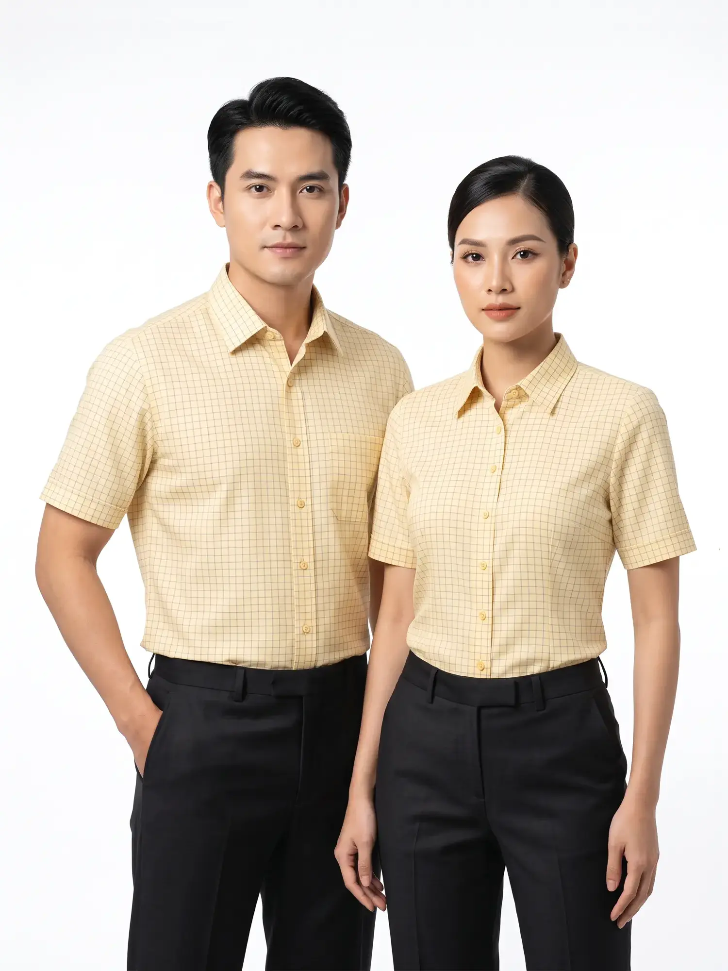 ÁO SƠ MI KẺ CARO VÀNG - thumbnail 4